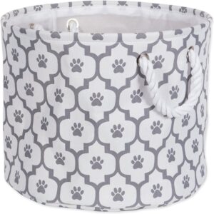 Bone Dry DII Medium Round Pet Toy and Accessory Storage Bin